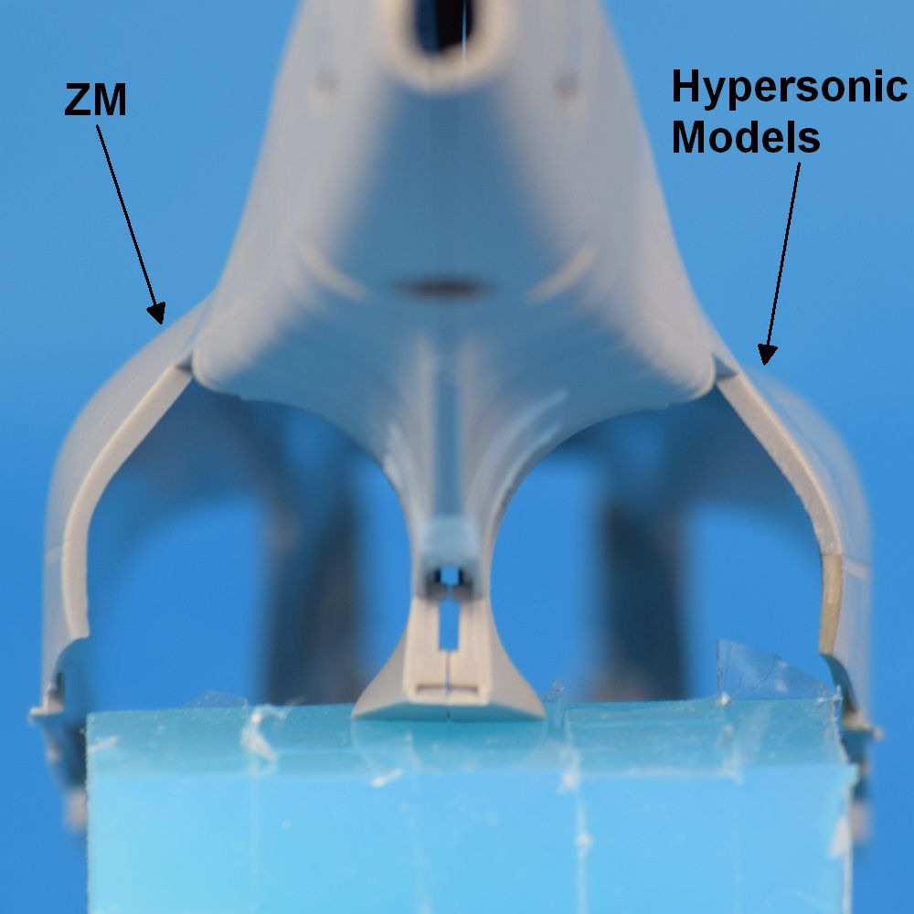F-4 Phantom Fuselage Correction Set (for Zoukei Mura)