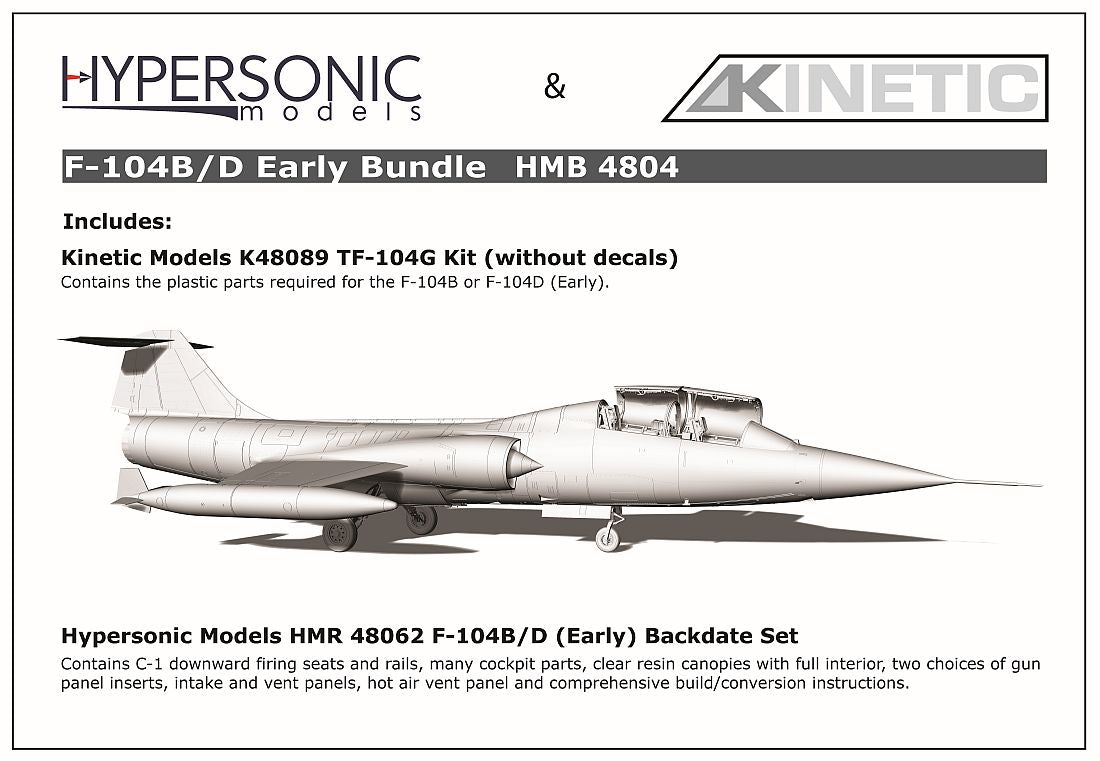 ÉPUISÉ : Pack F-104B/D (Première version)