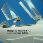 Détails de la verrière du F-4 Phantom