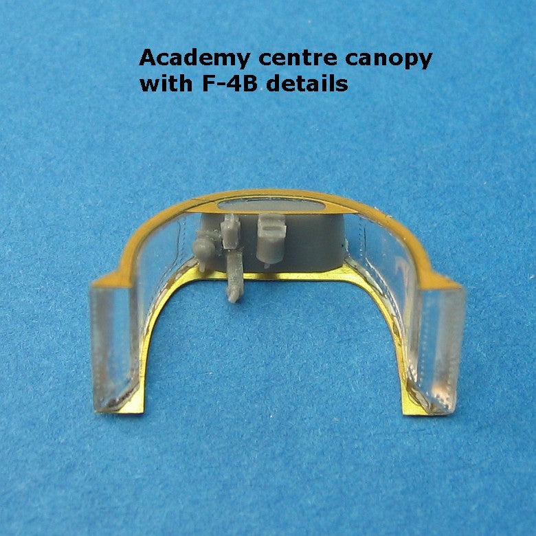 Détails de la verrière du F-4 Phantom