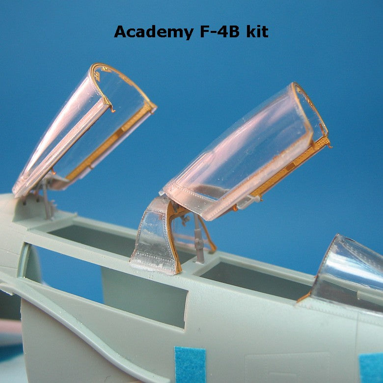 Détails de la verrière du F-4 Phantom