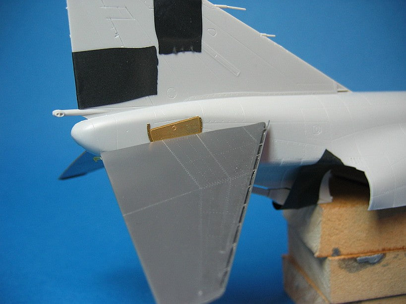 Stabilisateurs non rainurés pour F-4 Phantom (pour Hasegawa, Academy)