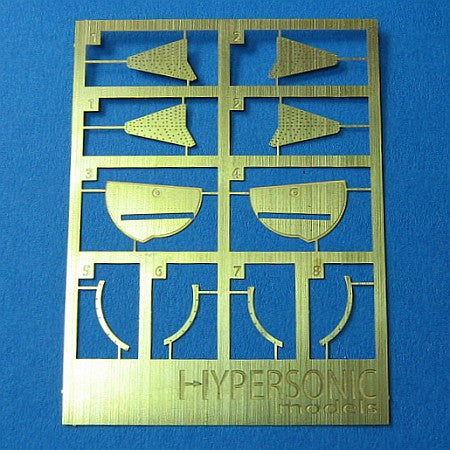 Stabilisateurs à fentes pour F-4 Phantom (pour Hasegawa, Academy)