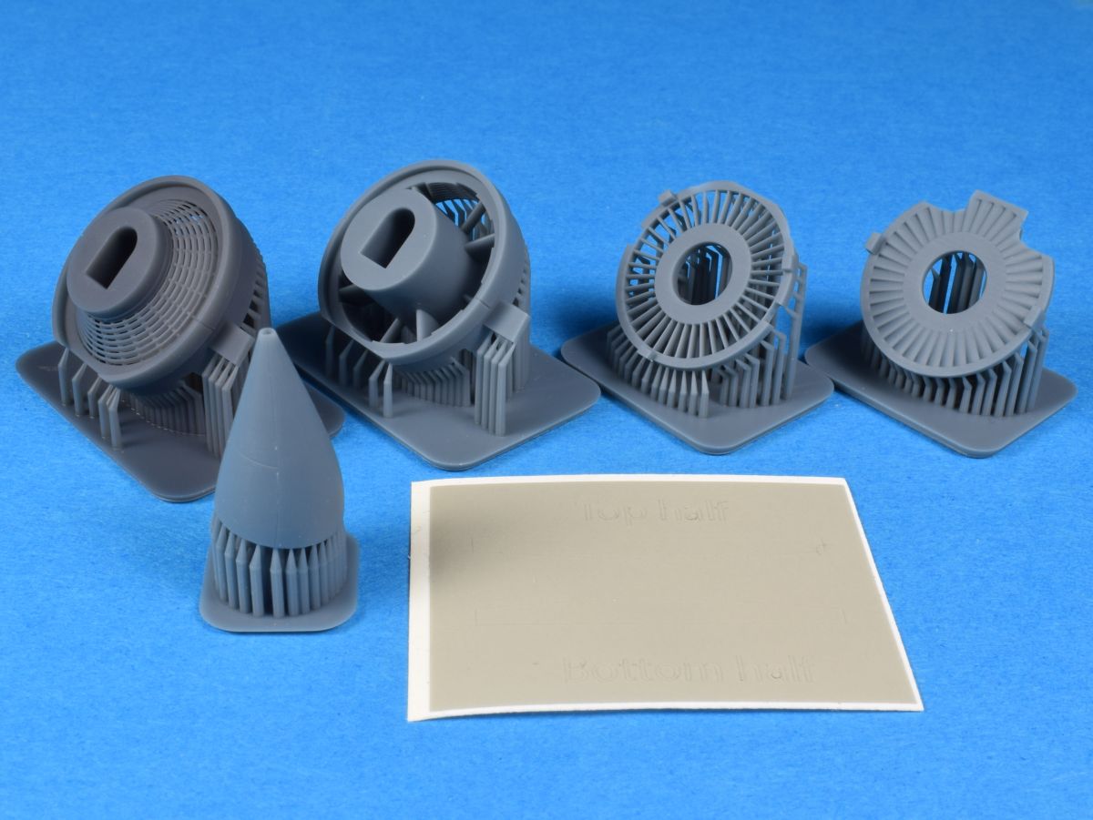 F-86 J47 Engine Front (for ClearProp)