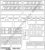 X-15 Paint Masks, 1:48