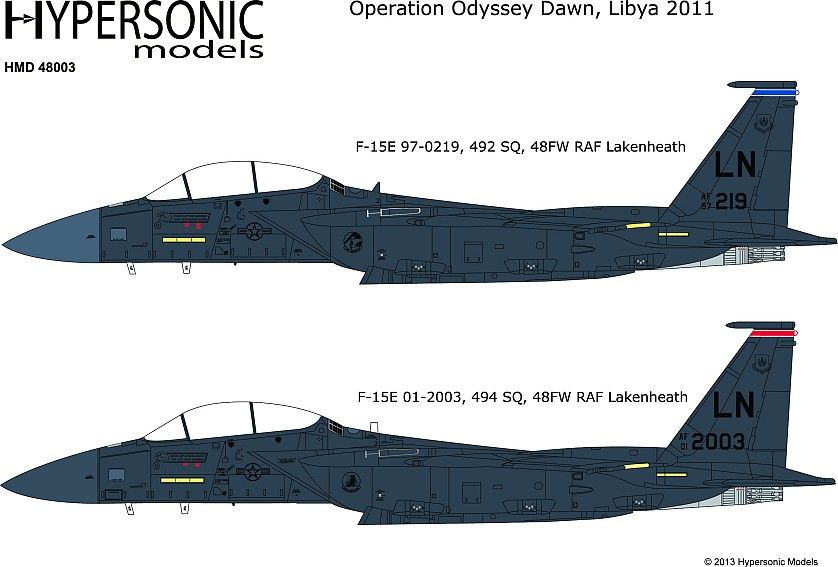 F-15E Operation Odyssey Dawn