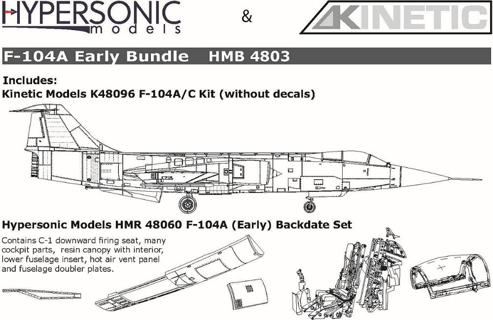 Kinetic F-104A (Early) Bundle