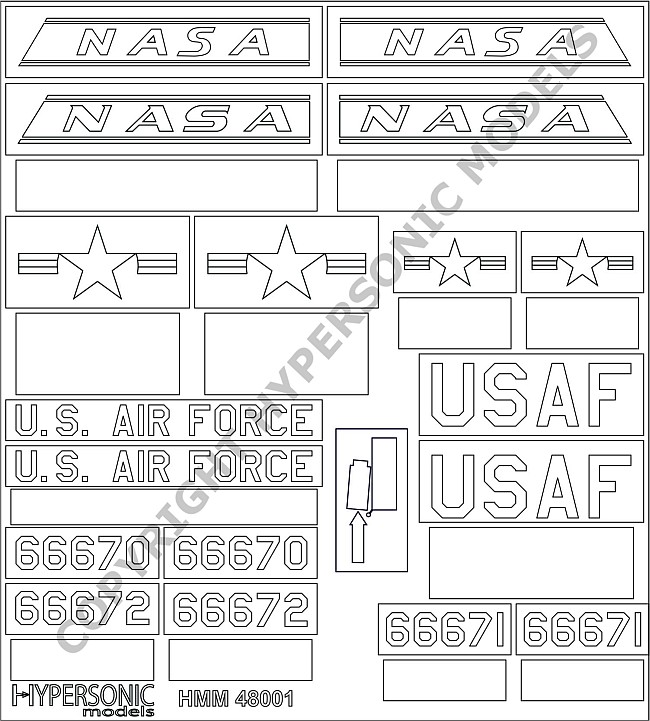 X-15 Paint Masks